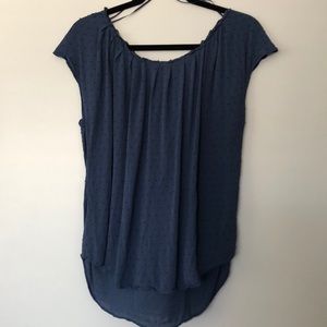 Navy blue blouse